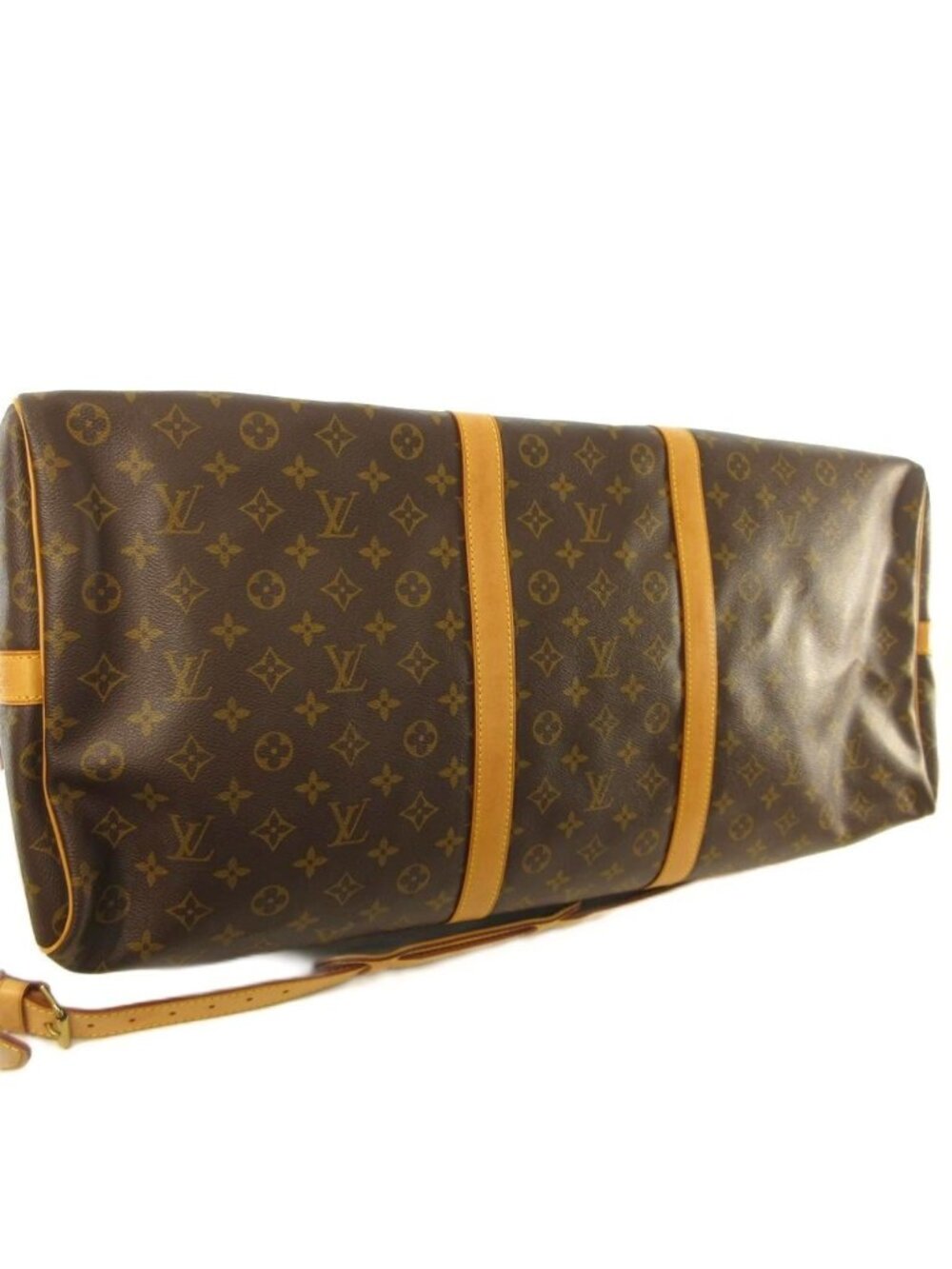 Louis Vuitton Keepall Bandouliere 60 Monogram Boston Bag Shoulder Brown - Picture 3 of 8